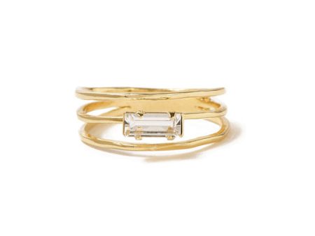 Triple Band Baguette Ring Sale