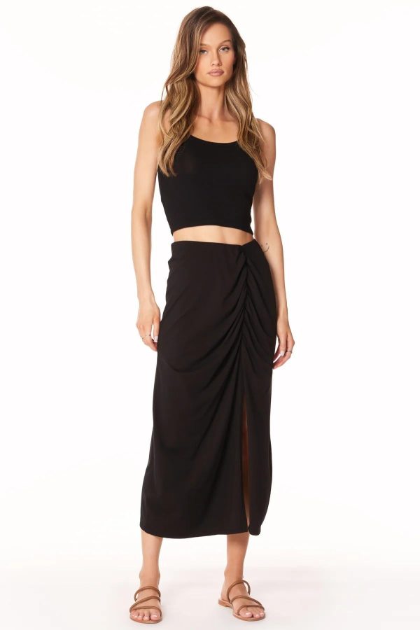 BOBI Skirt w  High Slit Online Sale