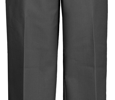 Flat Front Relaxed Fit Pants Discount