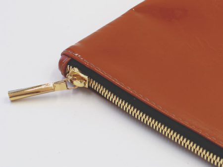 Cab Collection Ryder Mini Wallet Clutch in Honey Patent For Cheap