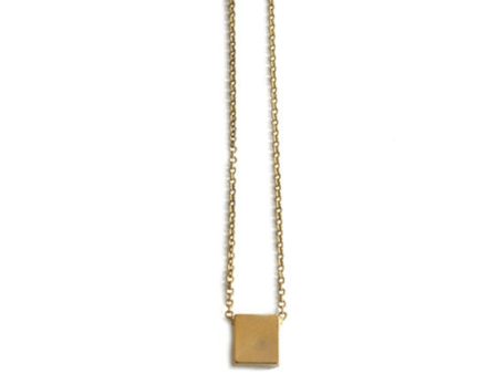 Laura Lombardi Small Square Necklace Online Sale