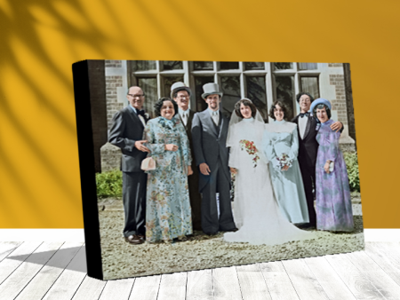 Photo Restoration + Museum Mount *B&W* Online Sale