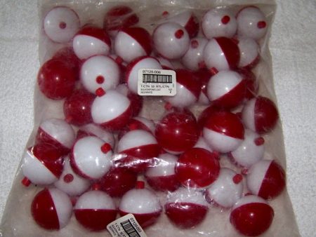 Red White Snap on Floats 50 Bag Supply