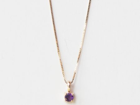 Element Necklace in Amethyst Supply