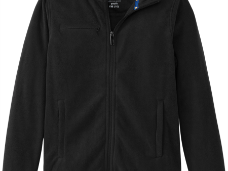 Zip Front Microfleece Jacket with Zip Pockets Hot on Sale