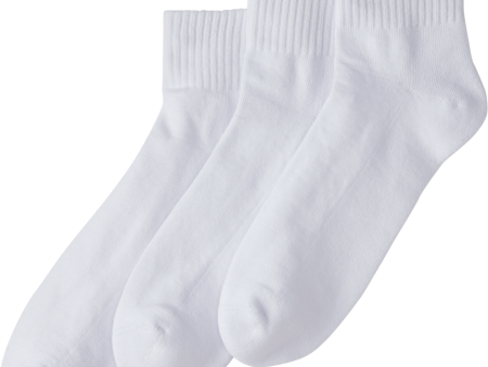 3 Pair Pack Sport Quarter Sock on Sale