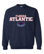 Youth Crew Neck Sweatshirt with printed FAU (Logo 3) Online Hot Sale