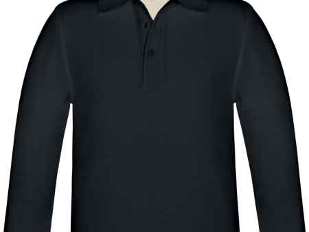 Long Sleeve Pique Polo For Sale