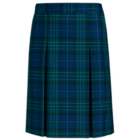 Stitched-Down Kick Pleat Skirt Online Sale