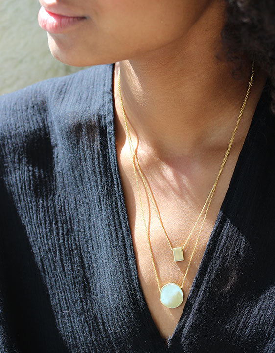 Laura Lombardi Circle Necklace Online Hot Sale