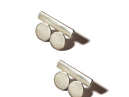 Lila Rice Suneja Studs - Sterling Silver on Sale