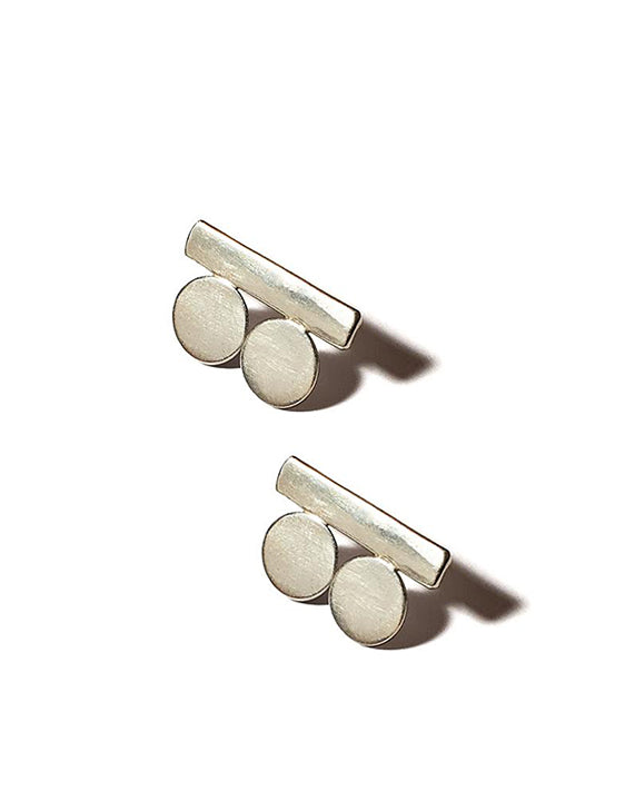 Lila Rice Suneja Studs - Sterling Silver on Sale