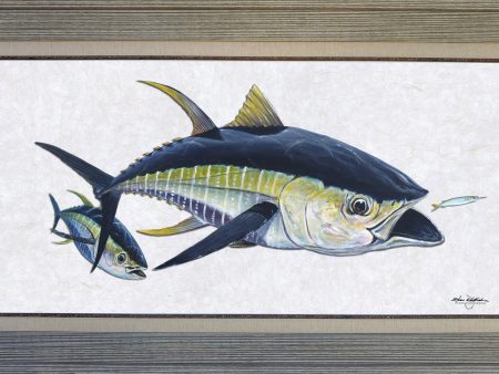 Acrylic Illustration - Yellowfin Tuna Online