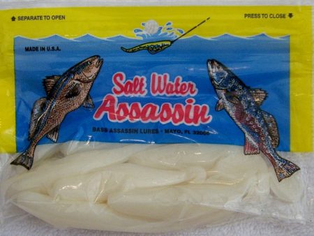 4  Saltwater Sea Shad by Bass Assassin For Discount