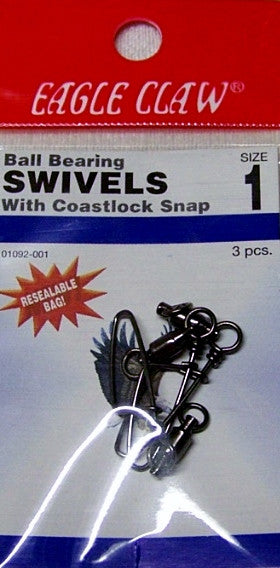 Ball Bearing Swivel w  Coastlock Snap Online Sale