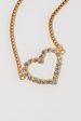 Crystal Heart Necklace Sale