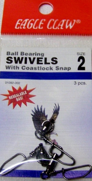 Ball Bearing Swivel w  Coastlock Snap Online Sale