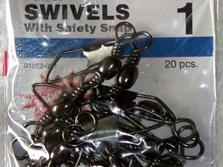 Barrel Swivels w  Safety Snaps 20 pk Cheap