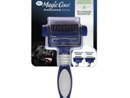 Four Paws Magic Coat Professional Series Pro-Shedder + Dematter Dog Deshedding Tool 1ea One Size Online Sale