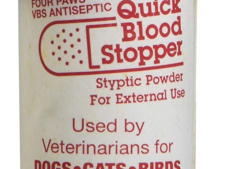 Four Paws Antiseptic Pet Blood Stopper Powder for Dogs, Cats, and Birds 1ea 0.5 oz Online now