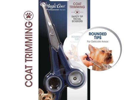 Four Paws Magic Coat Professional Series Safety Tip Facial Dog Trimming Scissors Saftey Tip Facial Scissors 1ea One Size Online Hot Sale