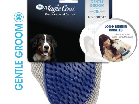 Four Paws Magic Coat Professional Series Love Glove Dog Grooming Mitt Grooming Mit 1ea One Size on Sale