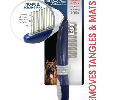 Four Paws Magic Coat Professional Series All-Purpose Rotating Pin Comb for Dogs Rotating Pin Comb 1ea One Size Online