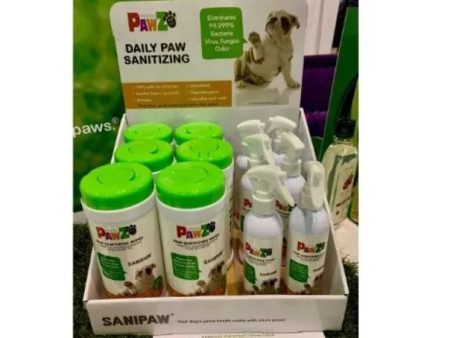 Pawz Dog Sanipaw Combo Display 12Pc Cheap