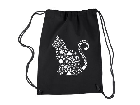 Cat Claws - Drawstring Backpack For Sale