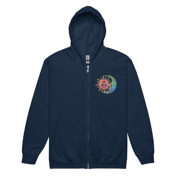 Sweet Sun & Moon Zip Hoodie Discount