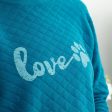 Quilted Love Paw Crewneck Sweatshirt Cheap