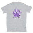 Purple Paw Print of Hearts T-Shirt on Sale