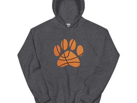 Basketball Paw Print Hoodie Online now