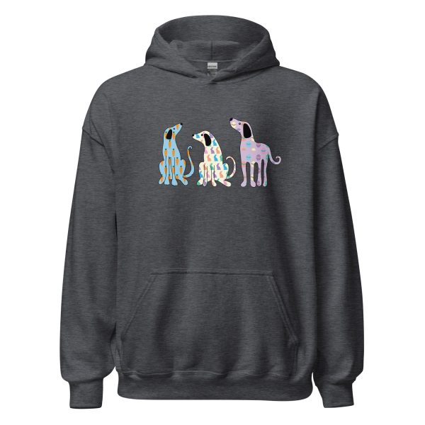 Whimsy Easter Dogs Hoodie For Sale