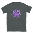 Purple Paw Print of Hearts T-Shirt on Sale