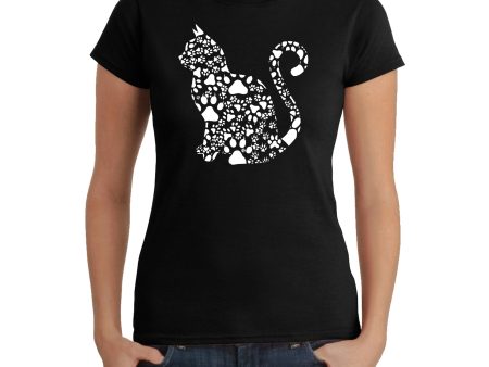 Cat Claws - Women s Word Art T-Shirt Online Hot Sale