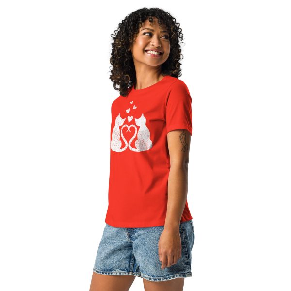 Kitten Love Women s Relaxed T-Shirt For Cheap