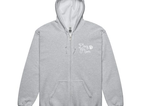 Dog Mom Zip Hoodie Fashion