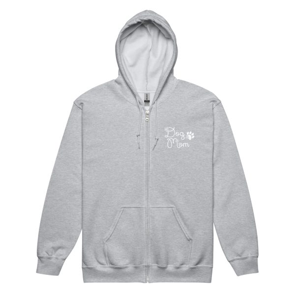 Dog Mom Zip Hoodie Fashion