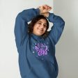 Purple Paw Print of Hearts Hoodie For Discount