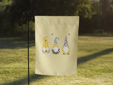 Honey Bee Gnomes Garden Flag Online now