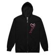 Valentine Paws To My Heart Heavy Blend Zip Hoodie Online now