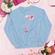 Cherry Blossom Kitten Crewneck Sweatshirt Online now