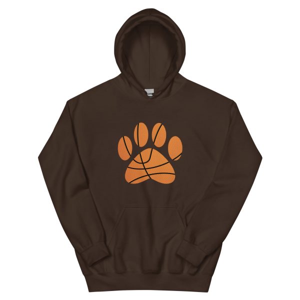 Basketball Paw Print Hoodie Online now