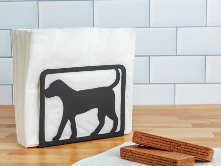 Black Dog Handmade Napkin Holder Sale