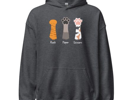 Rock Paper Scissors Paw Hoodie For Discount