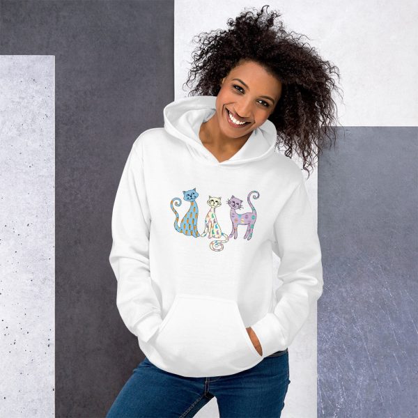 Whimsy Easter Cats Hoodie Sale