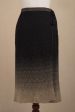 Thanta Degrade in Black Organic Cotton Wrap Degrade Black Wrap Skirt from Peru For Cheap