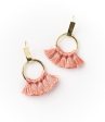 Danu Earrings - Coral Hoop Discount