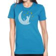 Cat Moon - Women s Premium Blend Word Art T-Shirt For Sale